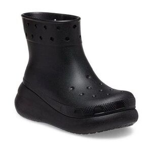 CROCS Women's Black Crush Platform Rain Boots – Waterproof